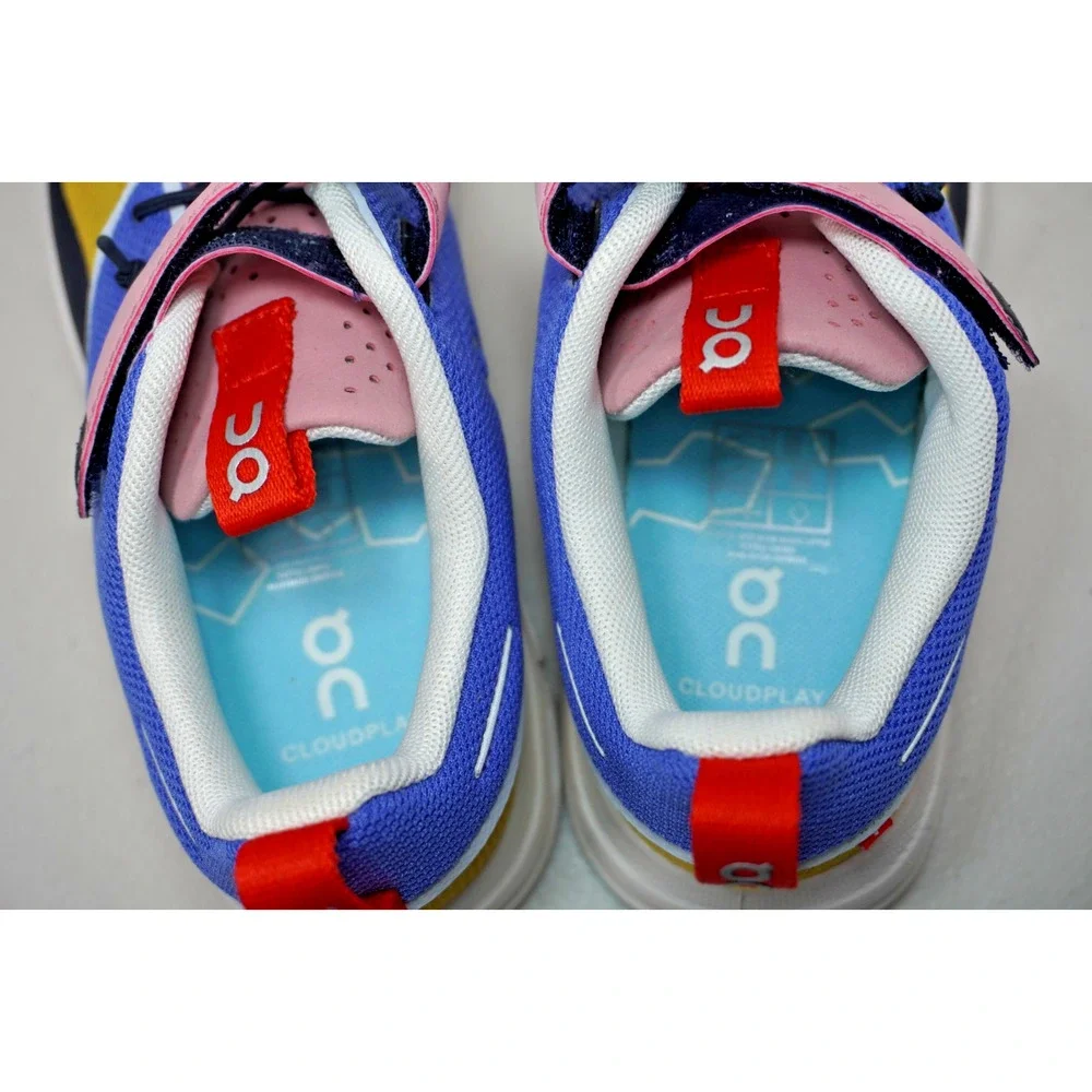 On Running Kids Cloud Play Sneakers Colorful Strap Closure Size 13 Kids / - Picture 7 of 11